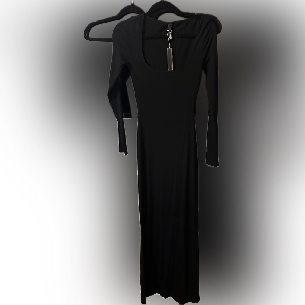 NWT SKIMS Soft lounge long sleeve dress